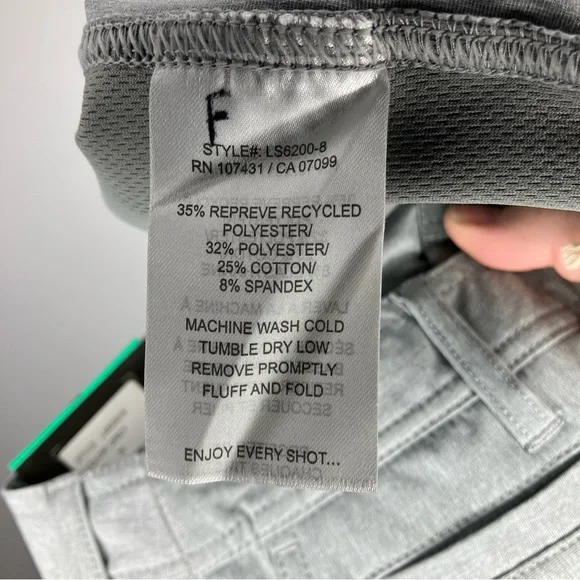 NWT LINKSOUL LINK SOUL Solid Boardwalker Short Grey 31 - Picture 7 of 7